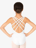Red Child XL Triple Strap Tank Dance Leotard Q903129
