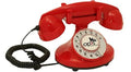 Red Rotary Dial Disc Telephone F74443