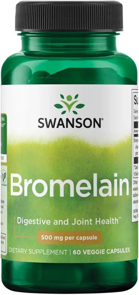 Bromelain 1200 Gdu 500 Milligrams 60 Veg Capsules Enzyme S521546