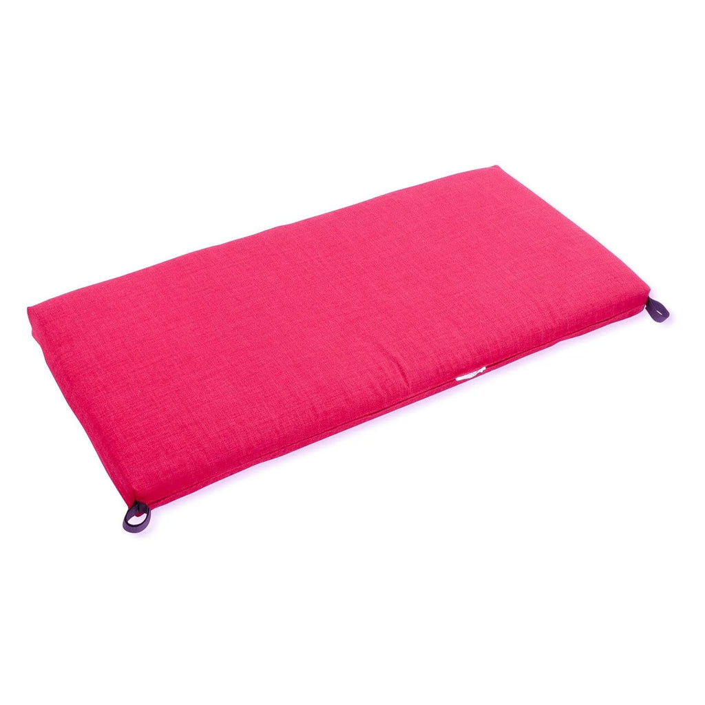 Solid Outdoor Spun Polyester Loveseat Cushion Z3825