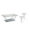 3 Piece Coffee Table Set with 2 End Table A2370