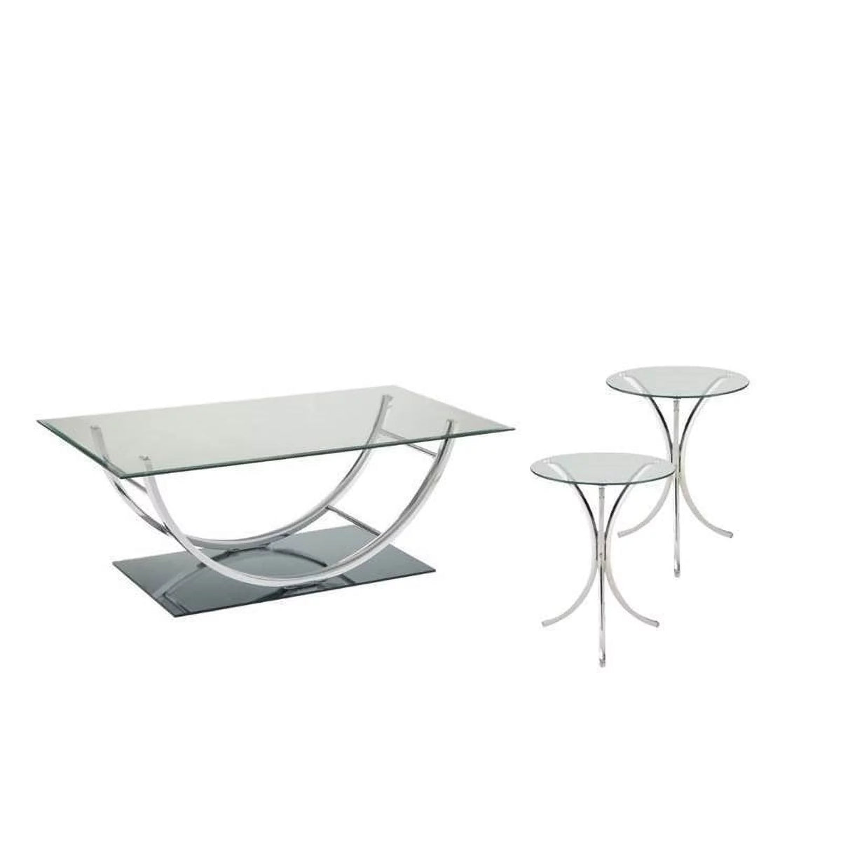 3 Piece Coffee Table Set with 2 End Table A2370