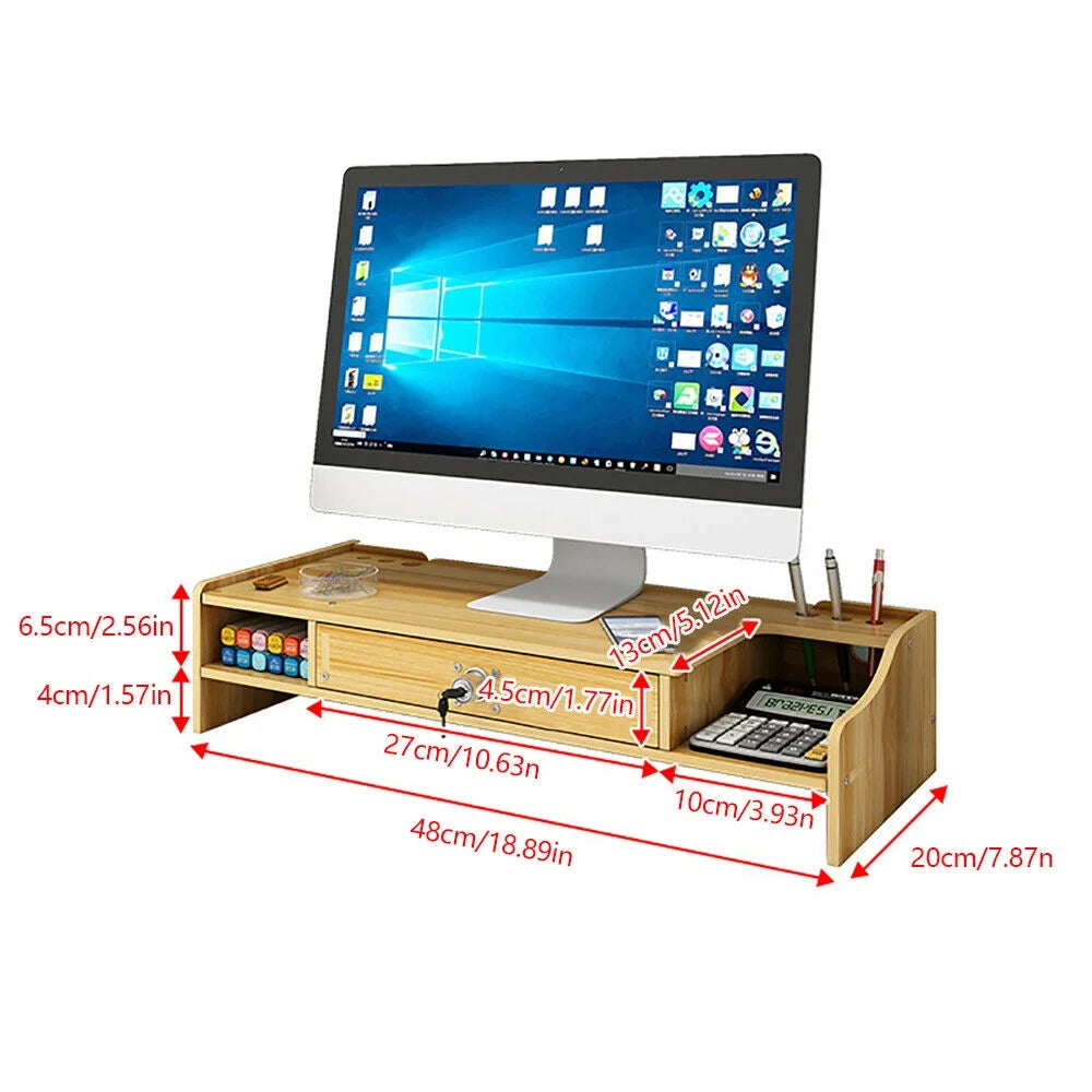 Monitor Riser Stand Desk Organizer H86735