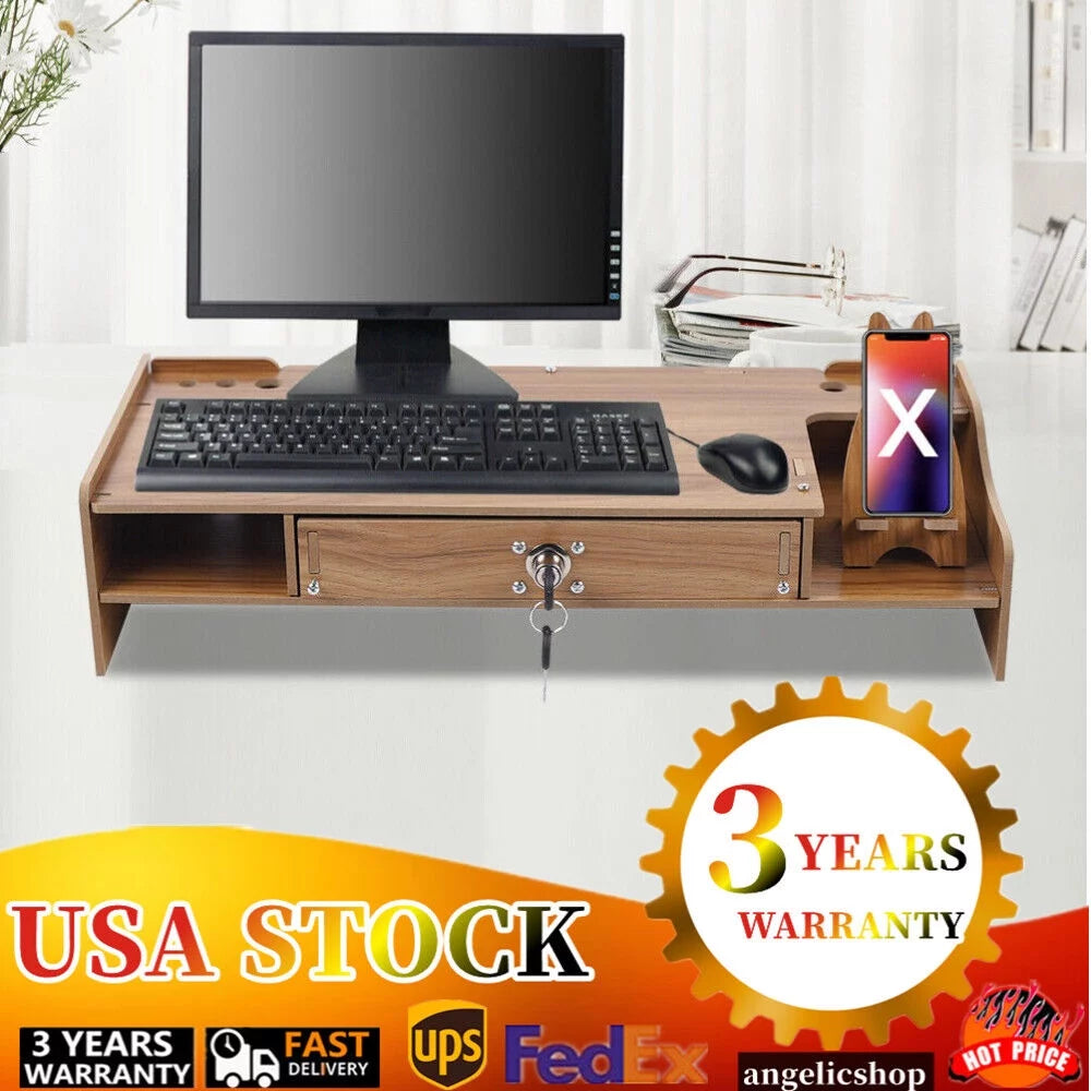 Monitor Riser Stand Desk Organizer H86735