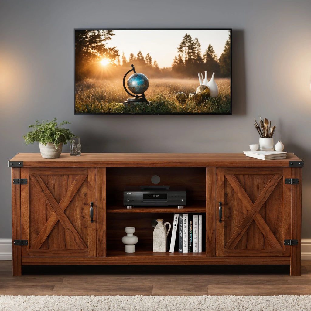 58 Modern Farmhouse Two-Door TV Stand S135042