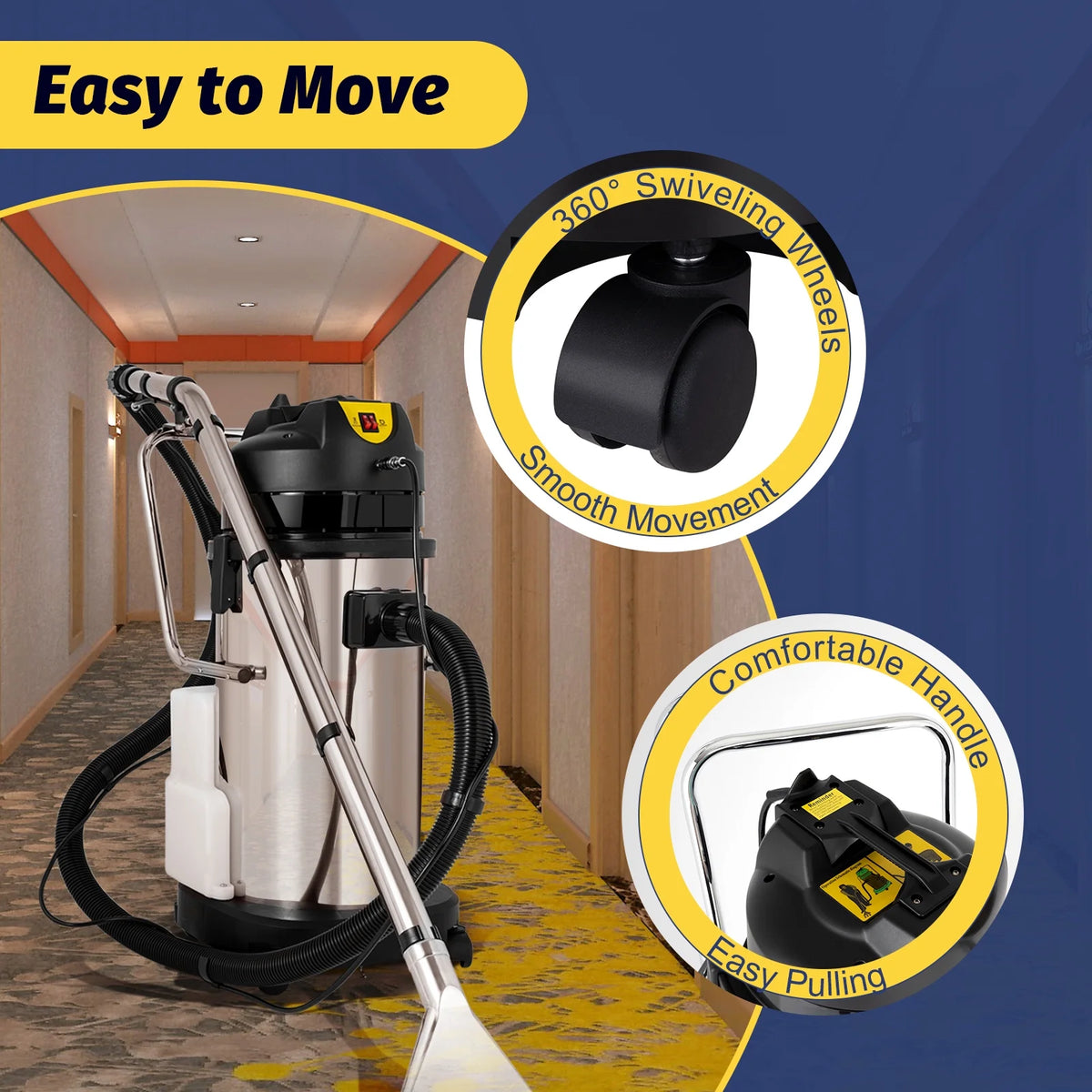40L 3in1 Carpet Cleaner Vacuum Extractor F3398