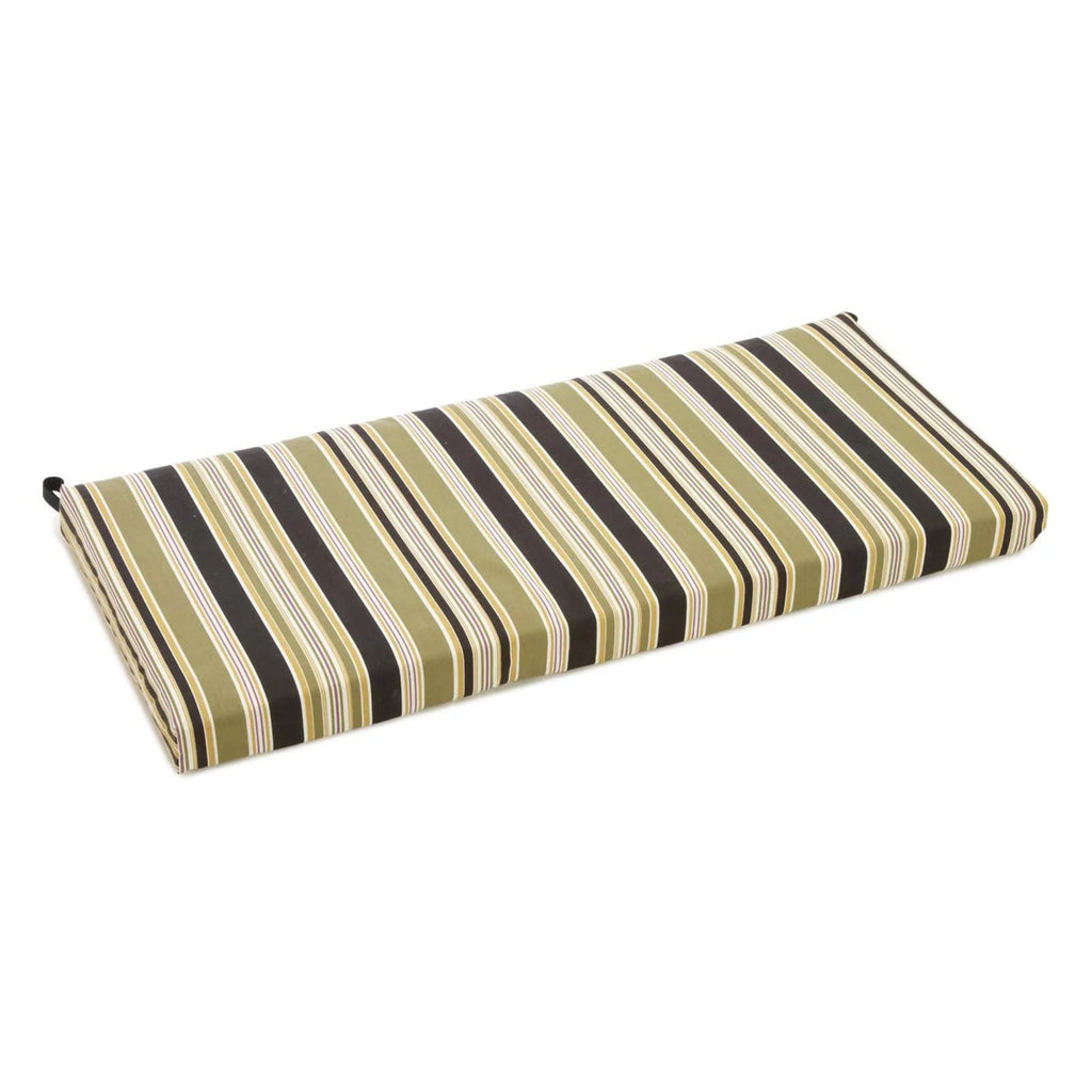 Solid Outdoor Spun Polyester Loveseat Cushion Z3825