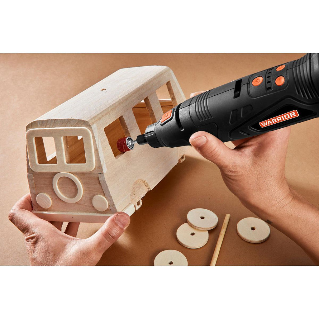 12V Cordless Rotary Tool Kit with 19-Piece Accessories Q590945