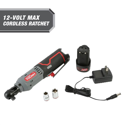 12-Volt Cordless Ratchet Wrench with 4 Ah Battery T504956