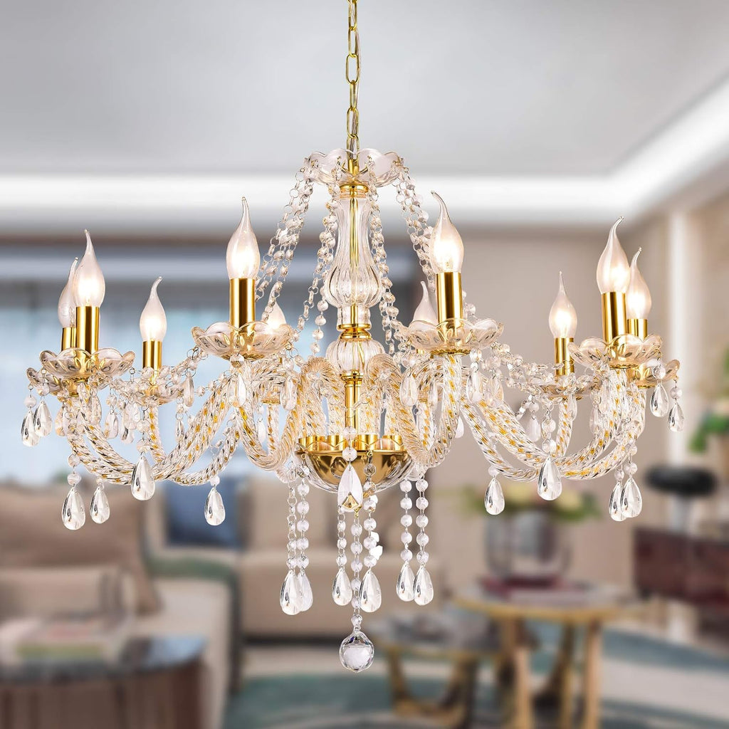 K9 Crystal 8 Lights Pendant Ceiling Lamp S576375