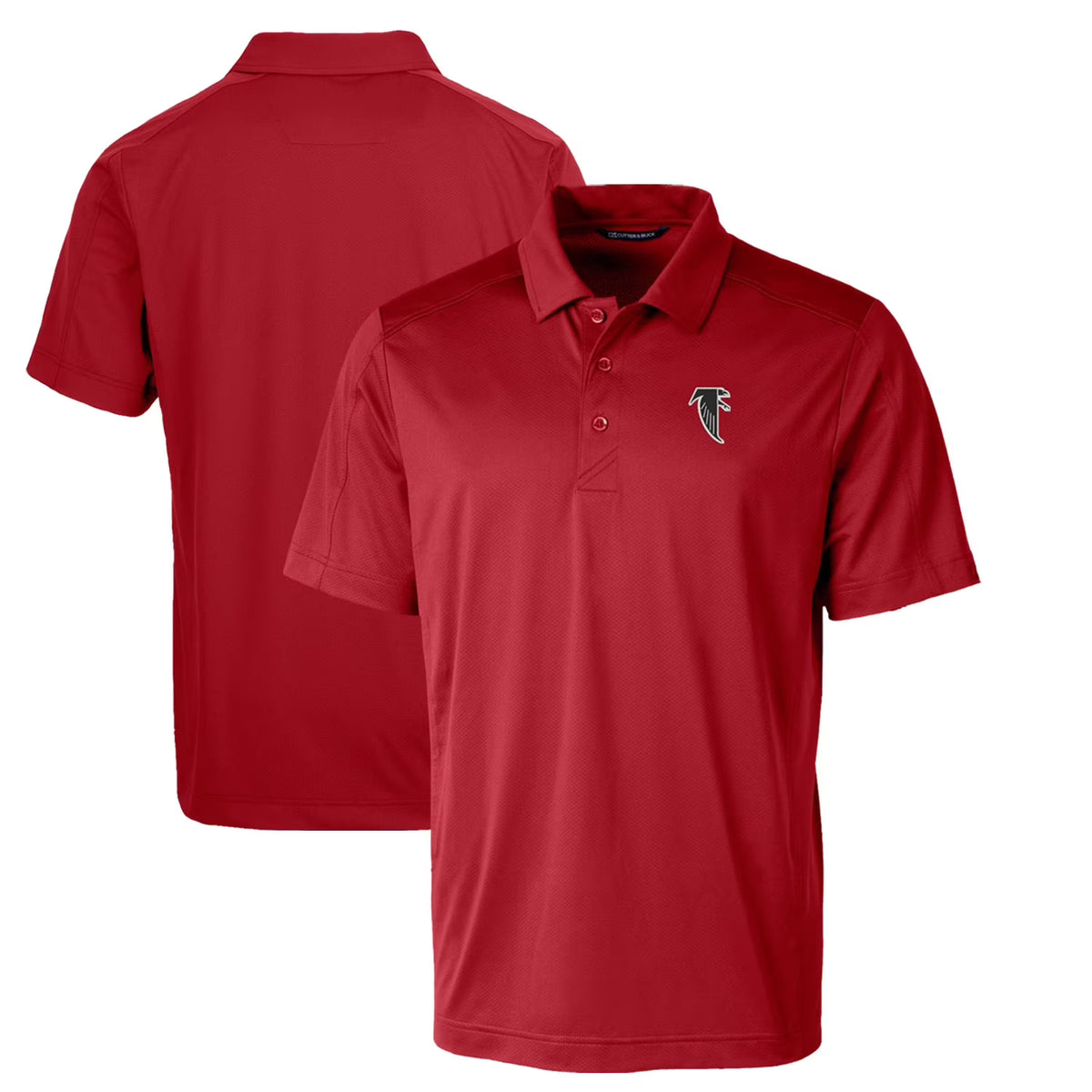 Red Atlanta Falcons Big & Tall Textured Stretch Polo X52621