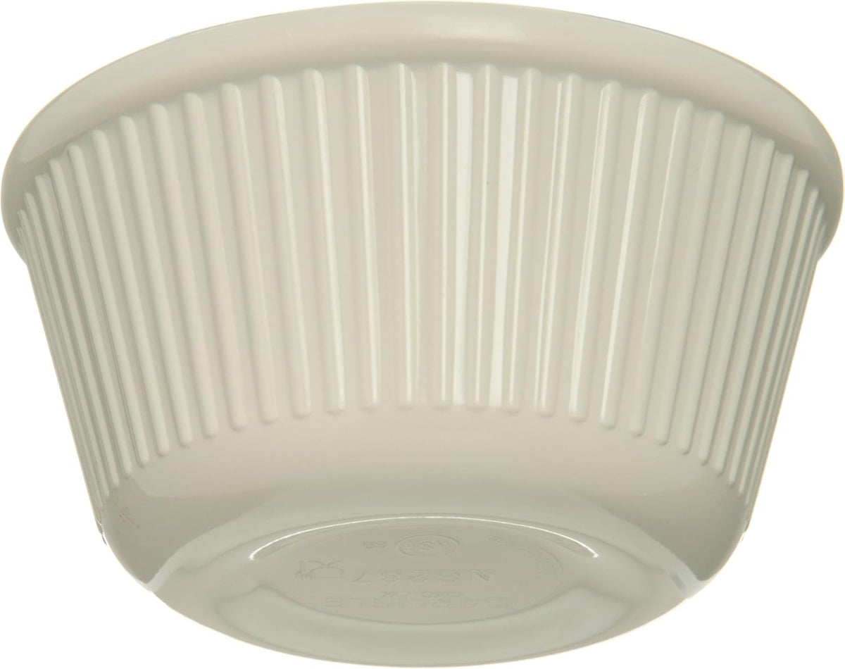 Melamine Fluted Ramekin Set, 4 oz Capacity, Bone (Case of 12) F687129
