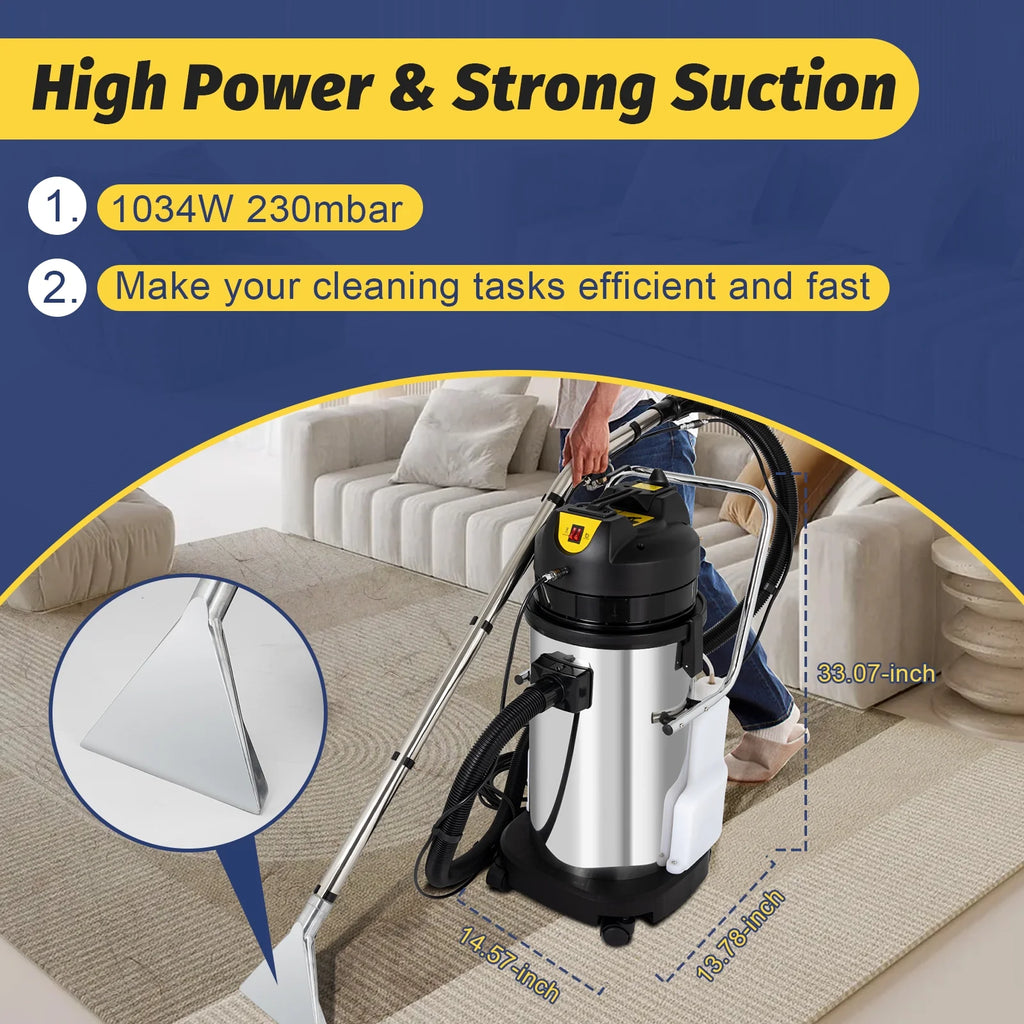 40L 3in1 Carpet Cleaner Vacuum Extractor F3398