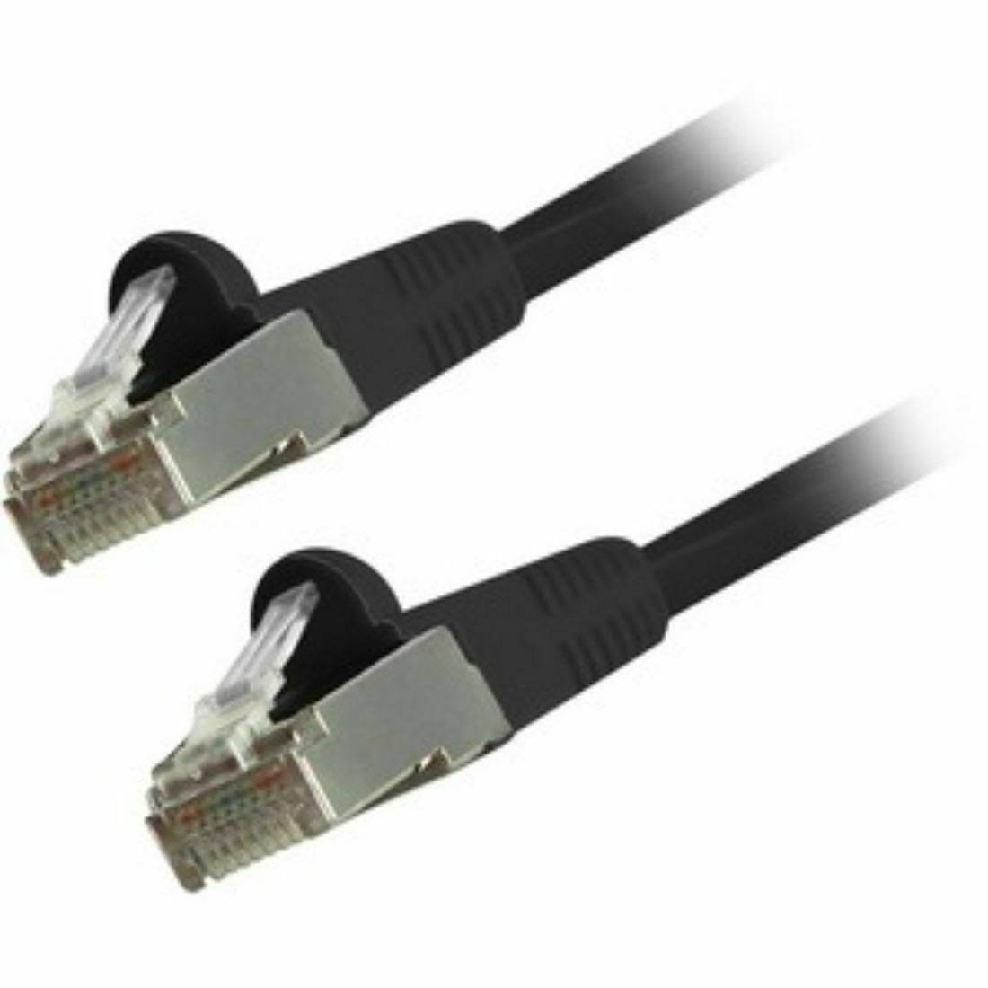 Black 100ft Cat6 Shielded Ethernet Cable D868693