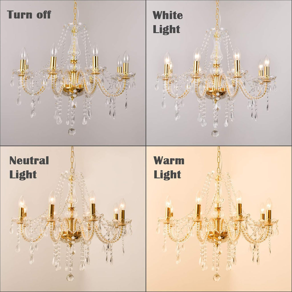 K9 Crystal 8 Lights Pendant Ceiling Lamp S576375