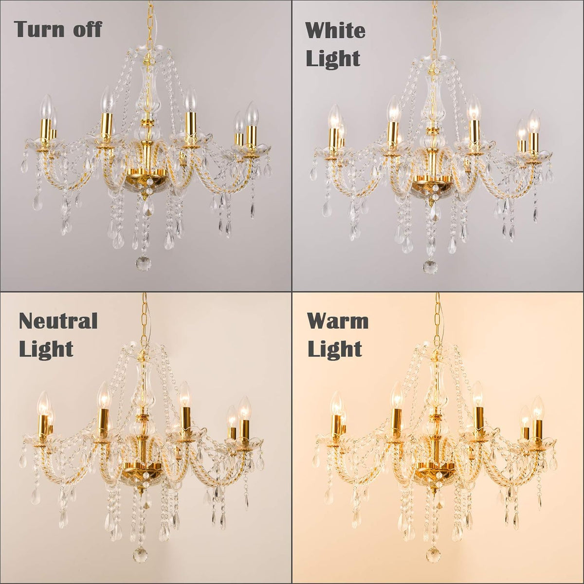 K9 Crystal 8 Lights Pendant Ceiling Lamp S576375