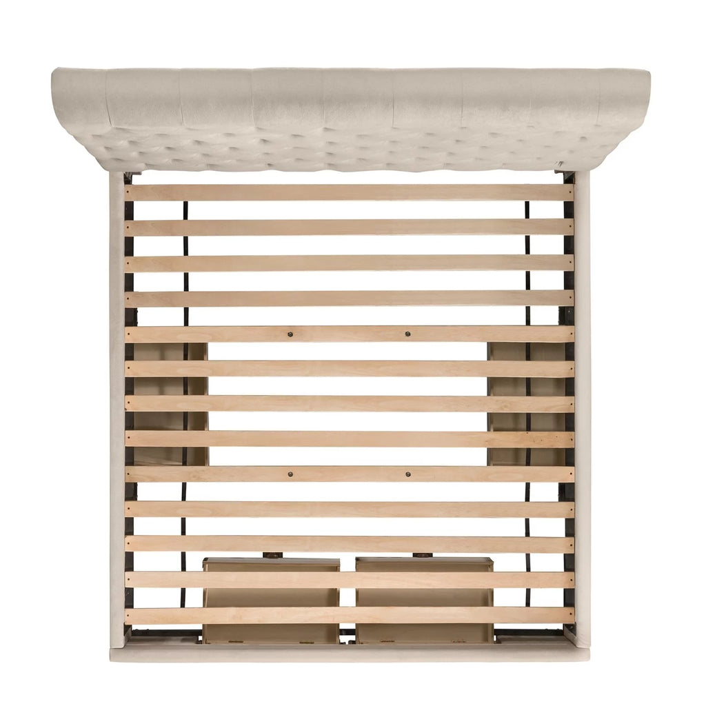 King Upholstered Storage Bed A1363
