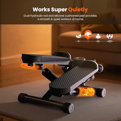 Mini Stair Stepper with Resistance Bands 265LBS Capacity L387880