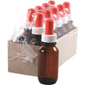 Amber Glass Bottle with Dropper 10 Pack 25ml V855007