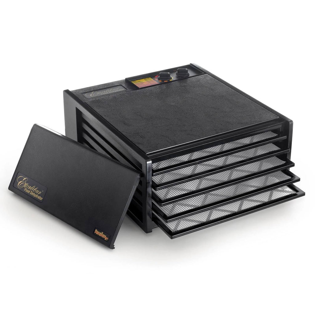 Black 5-Tray Dehydrator with Timer F2718