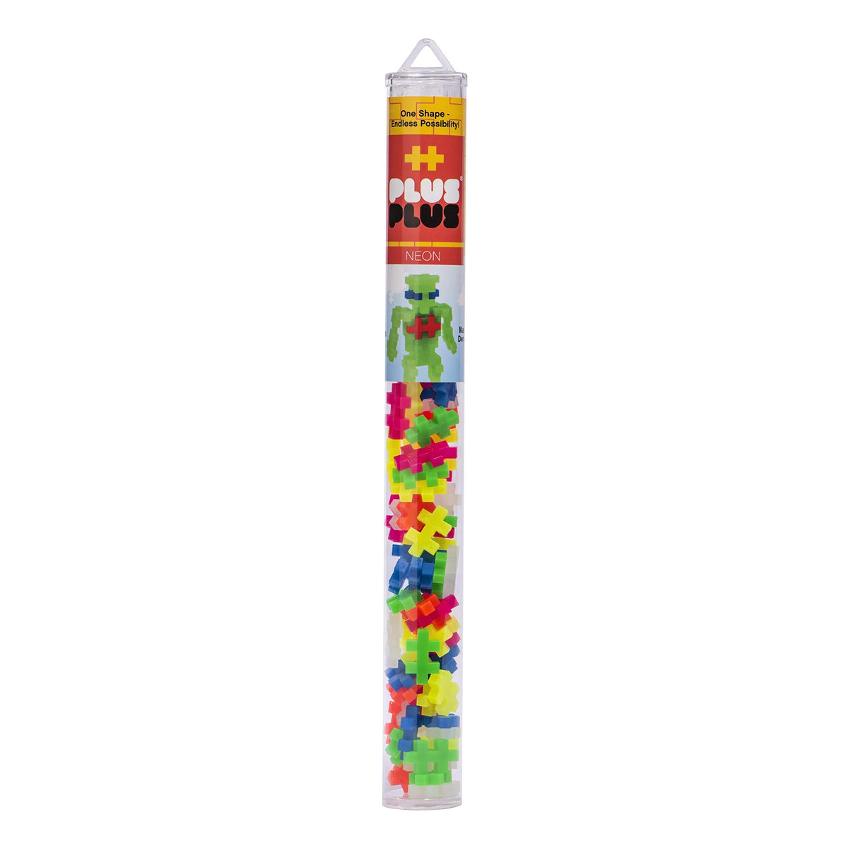 70 Pc Neon Mix Building Set Tube I91773