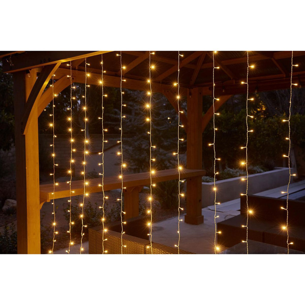 Warm White LED Curtain Lights O416