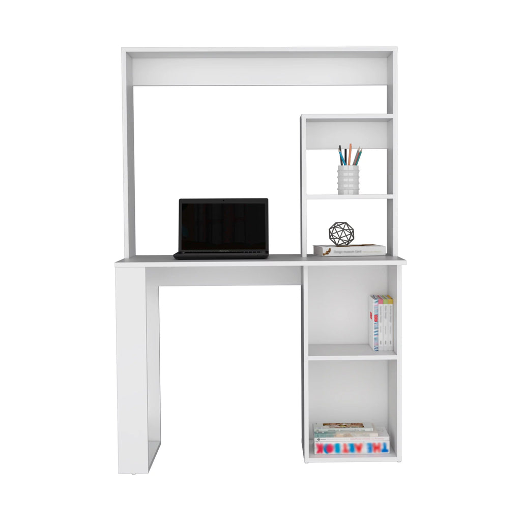 Desk With Hutch and Shelves B517