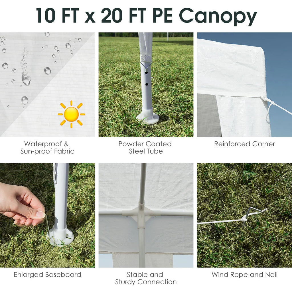 10'x20' Heavy Duty Outdoor Canopy C69331