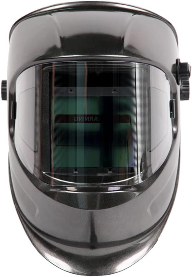 Large Viewing Solar Powered Auto Darkening Welding Helmet, 4 Arc Sensor Wide Shade 5-9,9-13 Welder Mask Hood W719287