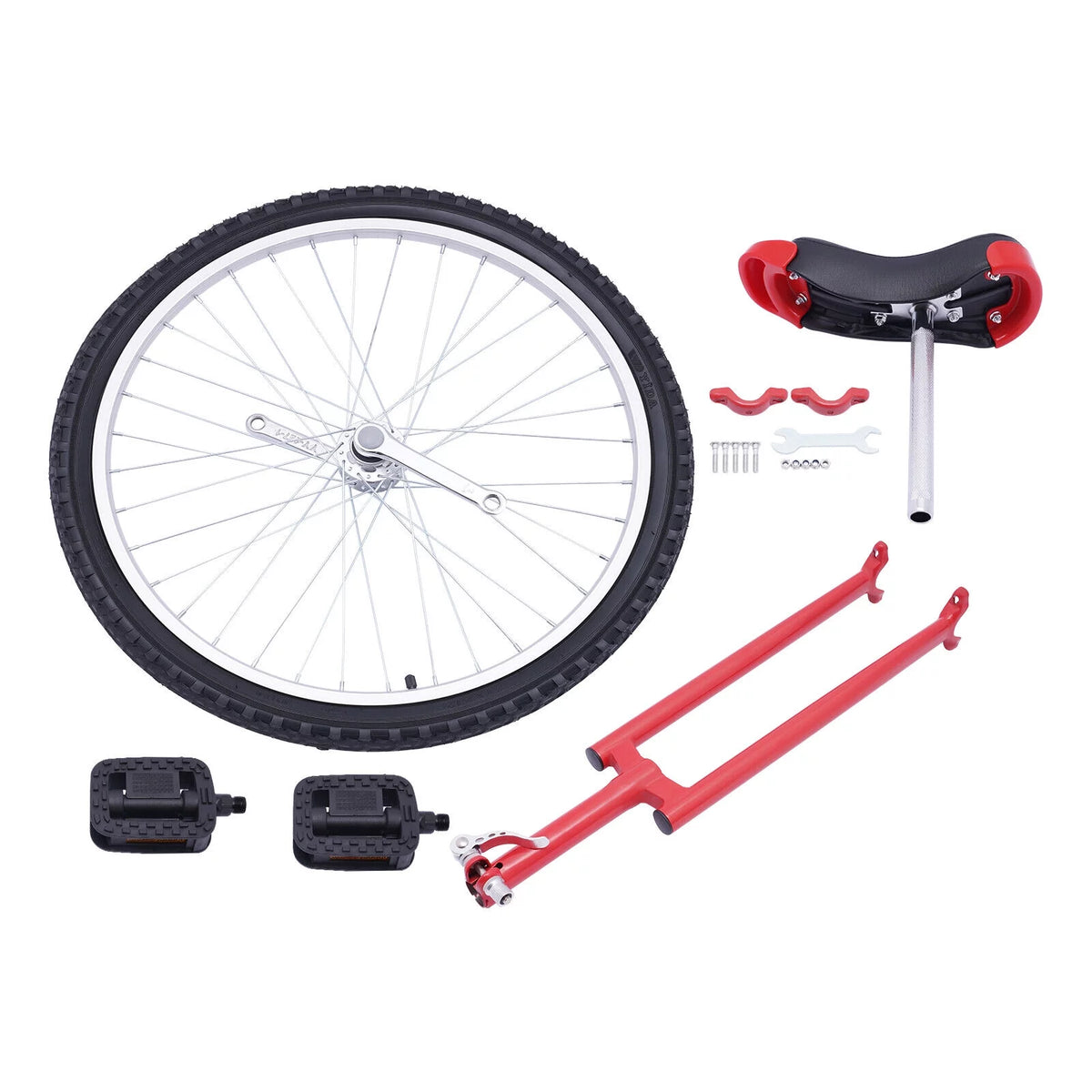 24 Unicycle with Leakproof Tire and Adjustable Seat T4873
