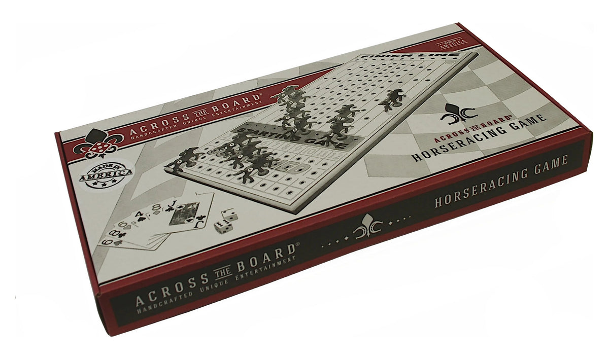 Walnut Horseracing Board Game F487