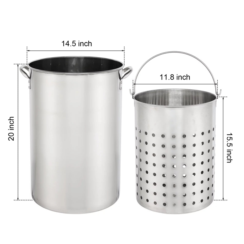 50qt Stainless Steel Outdoor Fryer C645