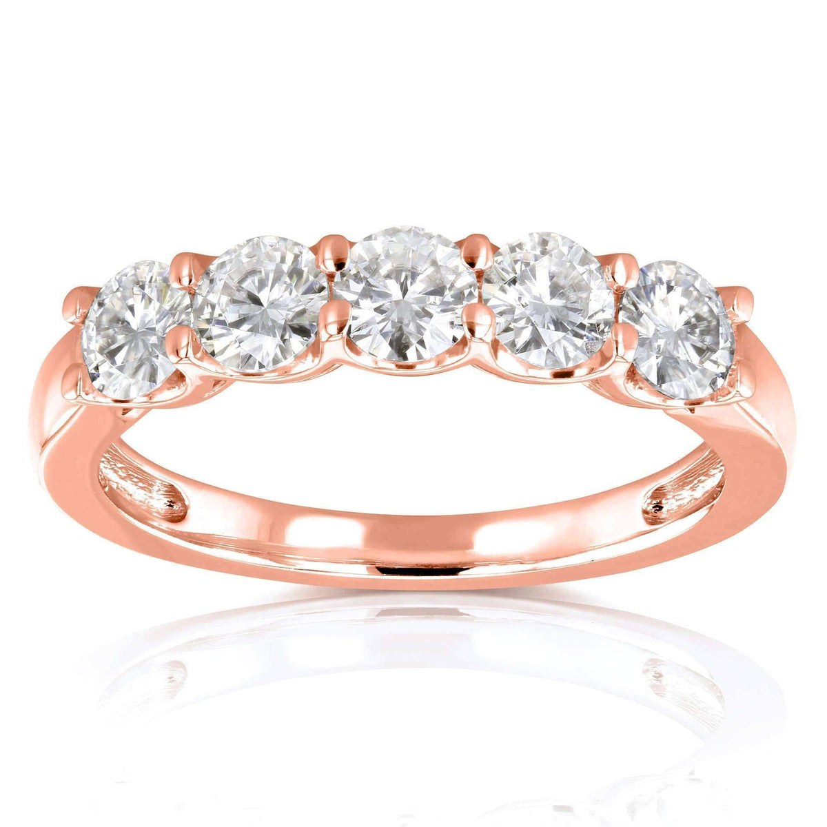 14K White Gold Bridal Wedding Band O763719