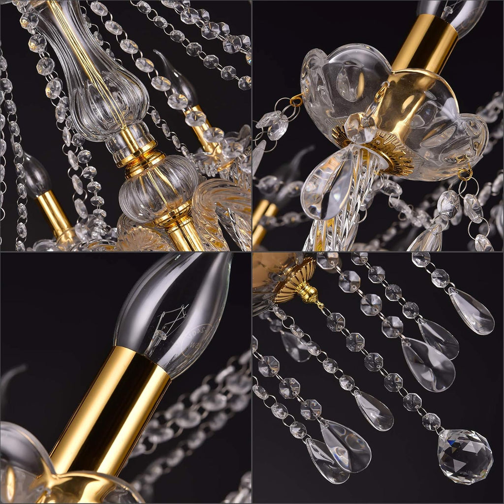K9 Crystal 8 Lights Pendant Ceiling Lamp S576375