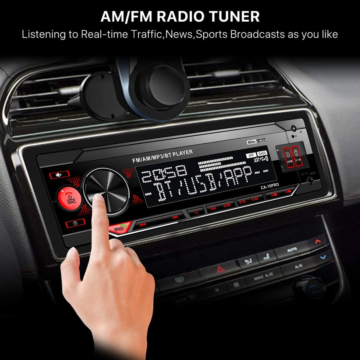 Single Din Bluetooth Car Stereo L4712