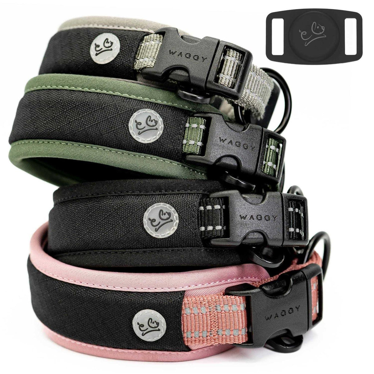 Adjustable Heavy Duty Reflective Air Mesh Padded Dog Collar H375