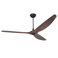 84 Ceiling Fan with Cocoa Bamboo Blades and Black Finish M1918