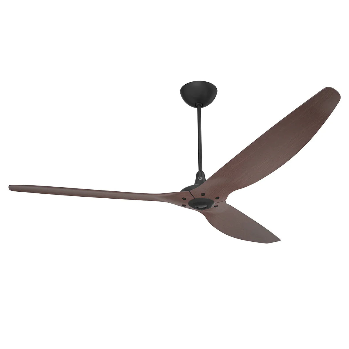 84 Ceiling Fan with Cocoa Bamboo Blades and Black Finish M1918