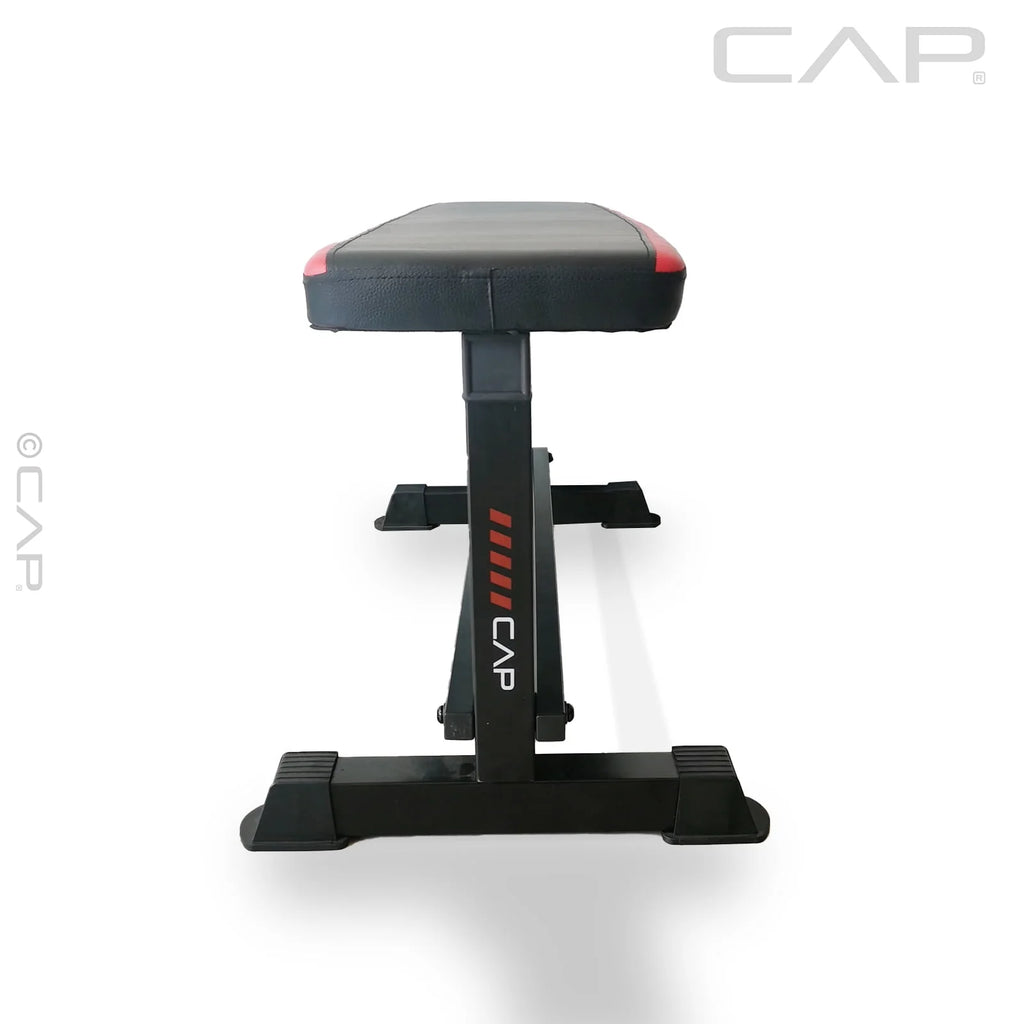 Flat Weight Bench & 50 lb Adjustable Dumbbell Set Q711