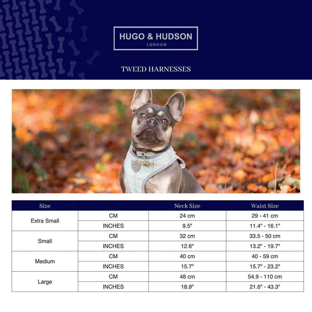 Tweed Dog Harness Vest Y3568