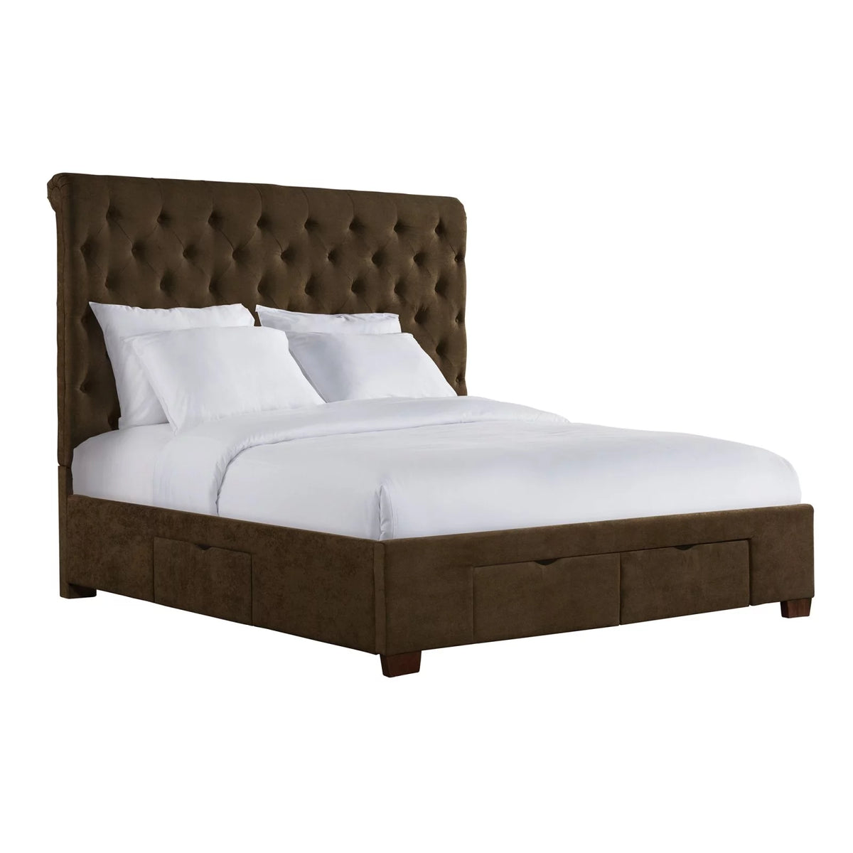 King Upholstered Storage Bed A1363