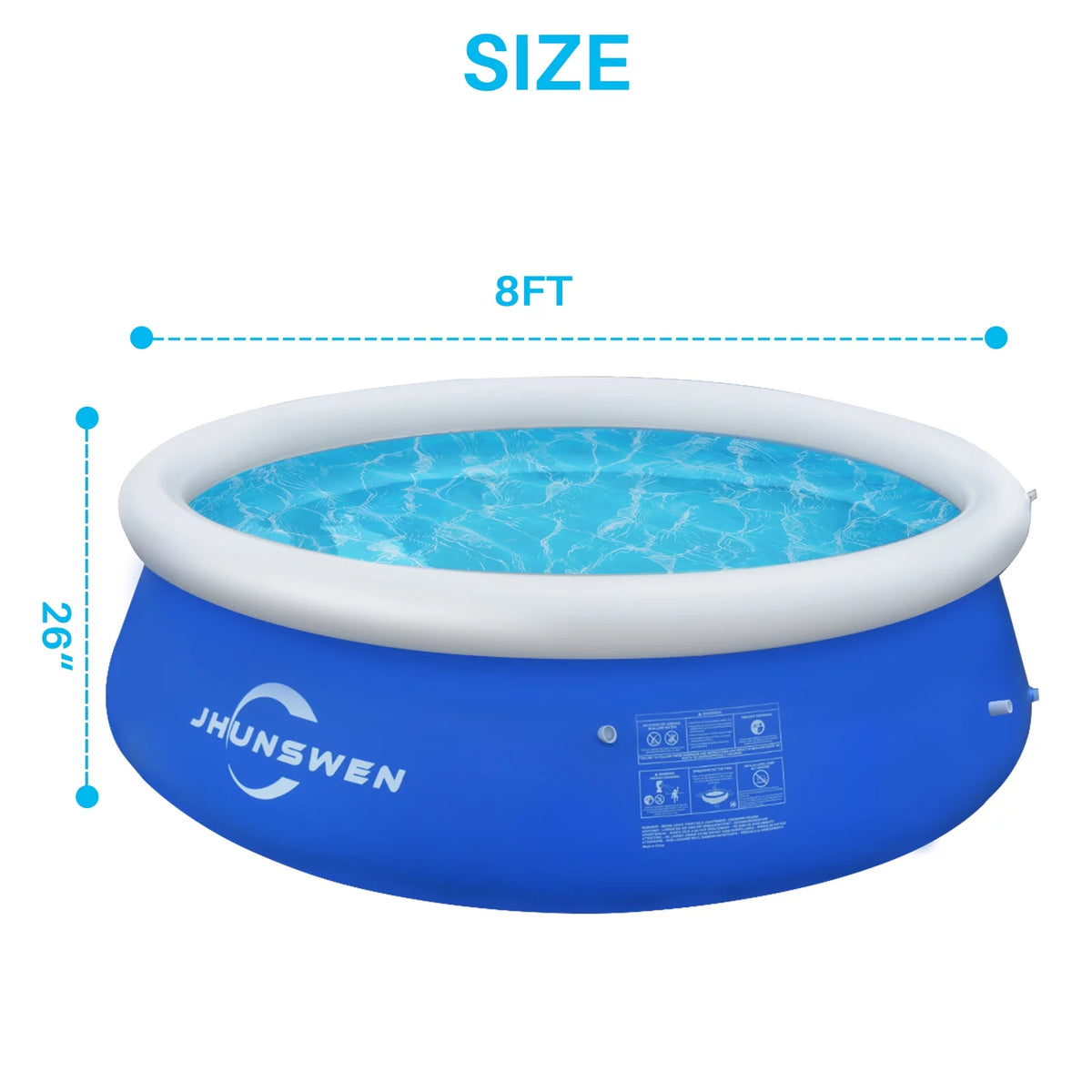 8' x 25 Easy Set Inflatable Swimming Pool N31142