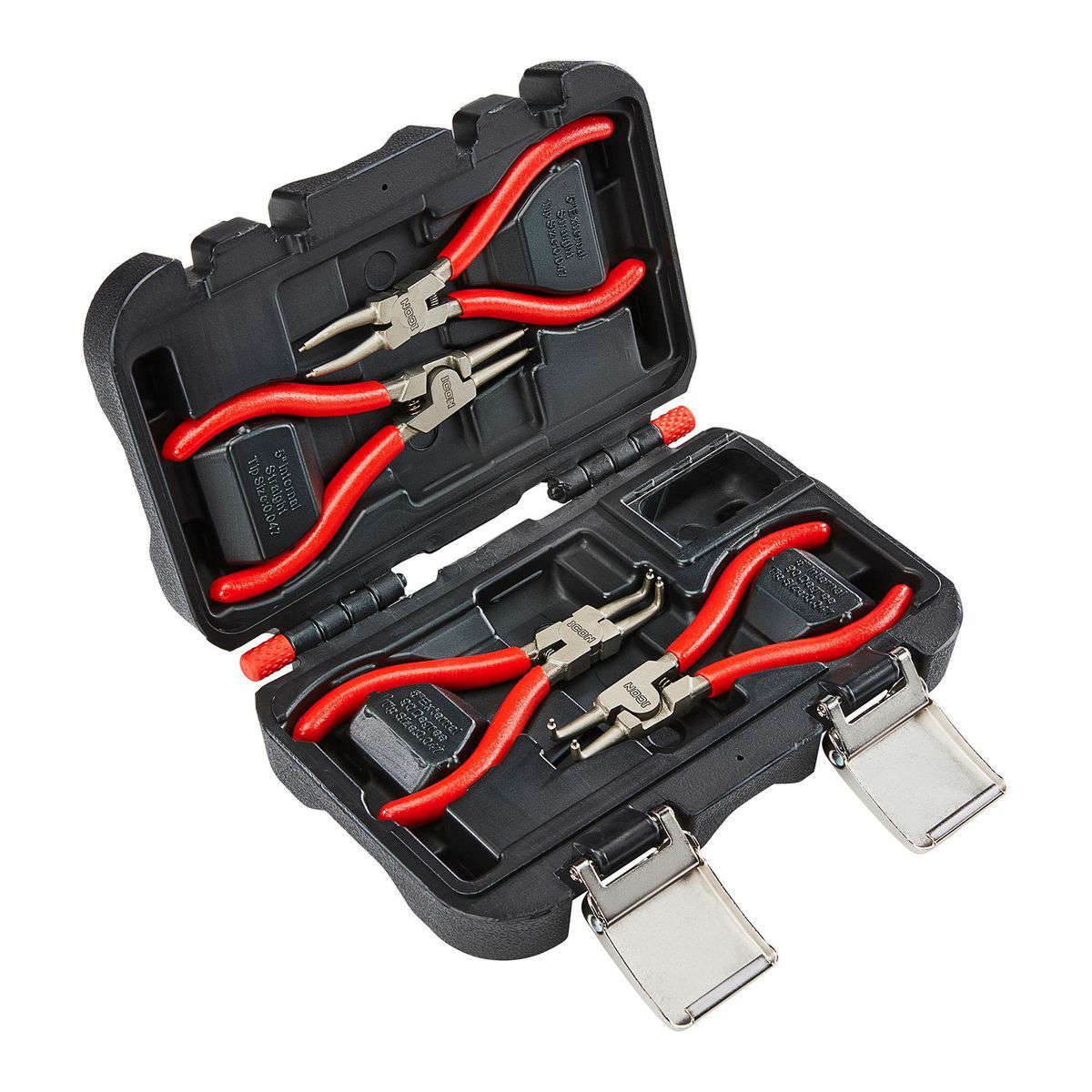 5 in. Precision Snap Ring Pliers, 4 Piece H49055