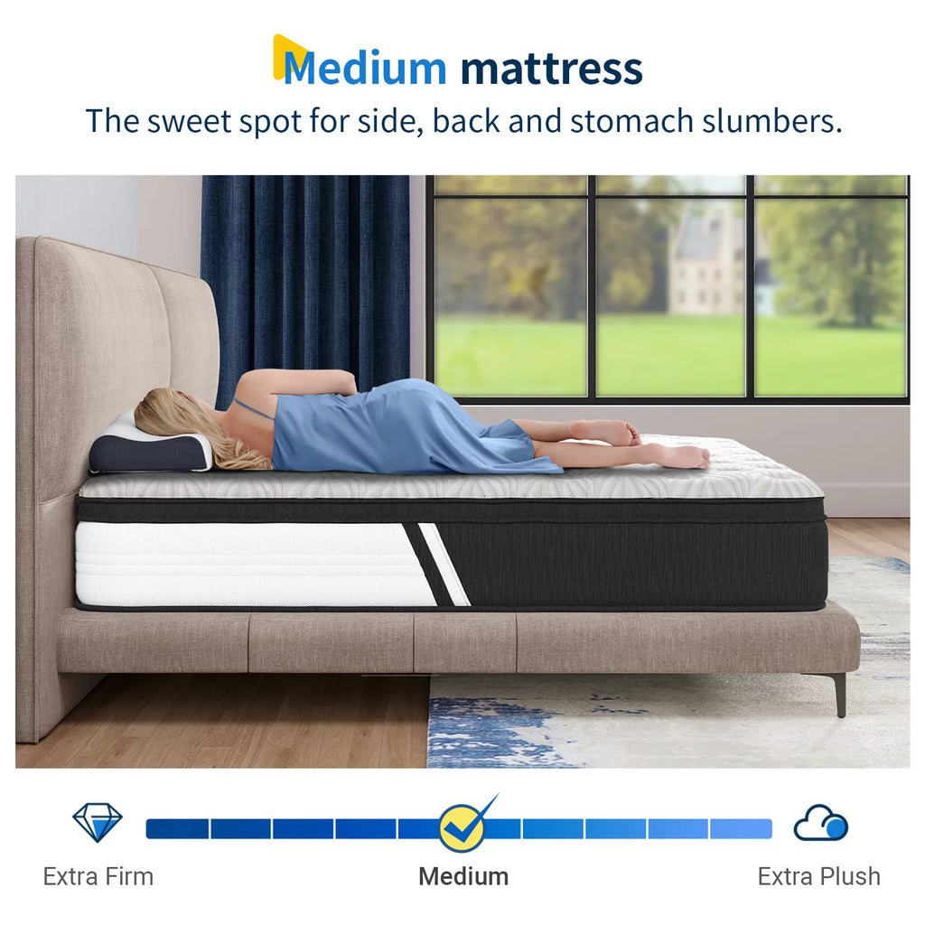 10'' Gel Memory Foam Queen Mattress M35764