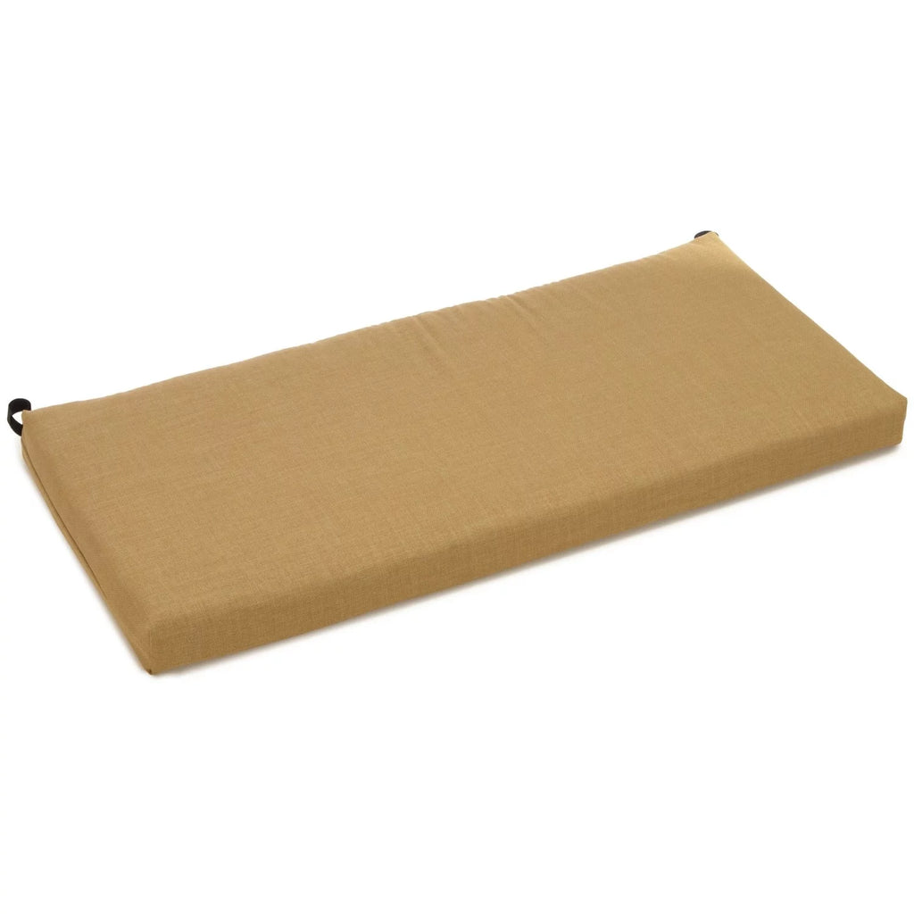 Solid Outdoor Spun Polyester Loveseat Cushion Z3825
