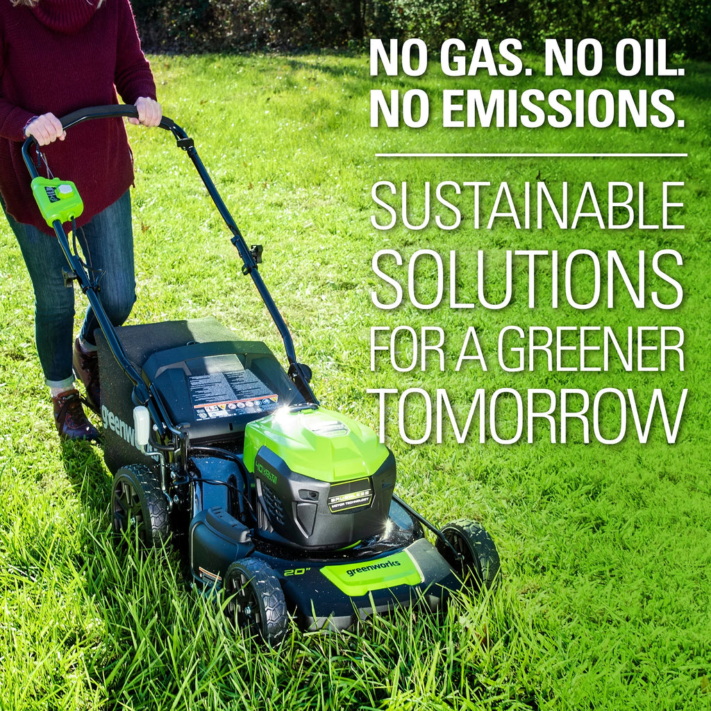 40V 20 Brushless Push Lawn Mower with 4.0 Ah Battery & Quick Charger H17983