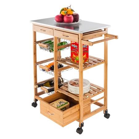 Mobile Kitchen Utility Storage Carts C2313