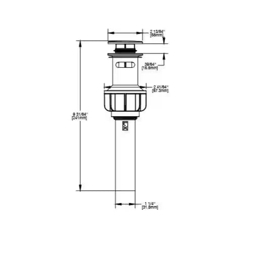 4 in. Centerset Double Handle High-Arc Bathroom Faucet in Chrome K1071
