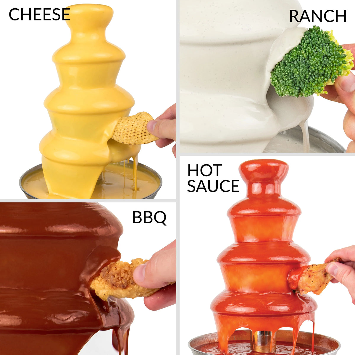 4-Tier Chocolate Fondue Fountain F445067
