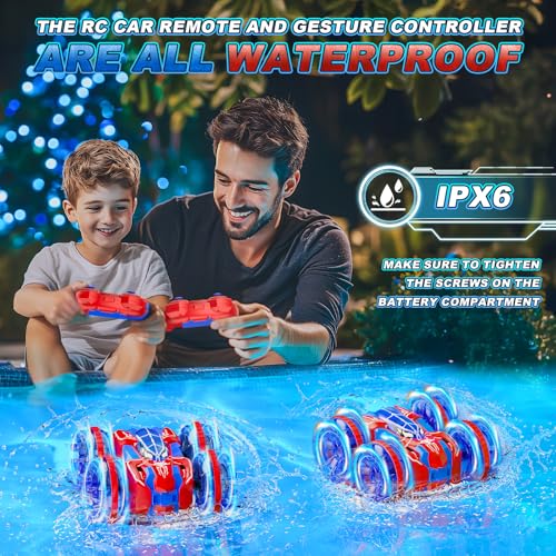 Waterproof 4WD Amphibious RC Car with LED Lights M2419